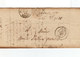 Sur LAC Pour Sauve CAD Type 12 Le Vigan 1833. CAD Type 12 Ganges Et Sauves. Taxe Manuscrite. (2373x) - 1801-1848: Précurseurs XIX