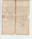 Sur LAC Pour Sauve CAD Type 12 Le Vigan 1833. CAD Type 12 Ganges Et Sauves. Taxe Manuscrite. (2373x) - 1801-1848: Précurseurs XIX