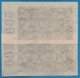 DEUTSCHES REICH 2x 500 Millionen Mark  	01.09.1923	# NF-4  034968+969    P# 110f - 500 Mio. Mark