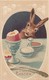 EASTER ; Rabbit At Table , 1900-10s - Pâques