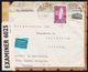 1942. 1 Kr. HEKLA + 15 AUR GEYSIR..  Rare Censored Cover To Sweden By Aeroplan From R... () - JF317471 - Covers & Documents