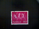 Norway (Norge), Scott #592, Used (o), 1972, Youth Stamp Exhibition, "Joy", 80ø, Bright Magenta - Used Stamps