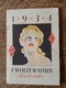 1934 Petit Calendrier Art Déco - F. Wolff & Sohn à Karlsruhe - Karlsruher Parfumerie Und Toilettes Eifenfabrik - Petit Format : 1921-40