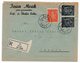 1933 KINGDOM OF YUGOSLAVIA, SLOVENIA, ZIRI TO KRANJ, REGISTERED MAIL, IVAN MRAK, TRANSPORT CO, LOG PRI SKOFIJA LOKA - Covers & Documents