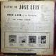 LP Argentino De José Luis Y Su Guitarra Año 1960 - Sonstige - Spanische Musik