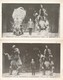 2 CPA Circus BRONCHO BILL'S Wonderful Elephants "Salt & Saucy" 1910s - Circus