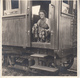 Train - Voiture De Service - Femme Avec Chiens - 1957 - Photo 9.5 X 9.5 Cm - Trains