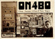 QSL Avec Photo De Henri Boels (ON4BO, Jolimont Haine St Pierre) + Texte Manuscrit Autographe Au Dos (années 1940) - Radio Amateur