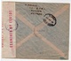 Eritrea-Palestine, 1943 WWII M.E.F / MEF Double Censored, 8 Stamps, High Value Registered Cover II - Erythrée