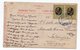 1908 SERBIA, BELGRADE TO THESSALONIKI, SALONICA, TURKEY,  D. MILUTINOVIC, POSTCARD CARD USED, - Serbia