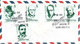 Argentina FDC Air Mail Cover Music 2 Complete Set Of 5 (1 Set On The Front And Also 1 Set On The Backside Of The Cover) - FDC