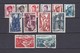 Saarland - 1948 - Michel Nr. 242/51+252/53 - Gest. - 16,6 Euro - Gebraucht