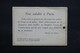 FRANCE - Carte De Presse Pour Le Voyage Du Roi Et De La Reine D 'Angleterre En 1938 - L 31723 - Collections