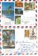 Polynésie Française  Lot De 6 Enveloppes Timbres Variés - Lettres & Documents