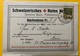 8691 - Schweizerisches Rotes Kreuz Sektion Bern Mitteland Nachnahme 14.05.1919 - Berne