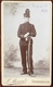 CDV Militaire. Militaria. Le Sous Lieutenant Henri Poupard. 1896. Saint-Cyr ? Photographe Ménard à Fontainebleau. - Oud (voor 1900)