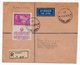 1948 YUGOSLAVIA, SLOVENIA, LJUBLJANA TO BRADFORD, UNITED KINGDOM, POSTER STAMP, REGISTERED AIR MAIL - Covers & Documents