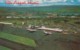 Hili Hawaii Airport, Aerial View Of Planes At Terminal And Hilo In Background, C1960s Vintage Postcard - Aerodromes