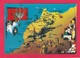 Modern Post Card Of Map,Maroc,Morocco ,L60. - Other & Unclassified