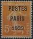 FRANCE Préoblitérés N°34 & 37 Oblitérés POSTES PARIS 1922 & POSTES FRANCE 1922 1er Choix Signé Calves - 1893-1947