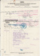 AEG ELECTRICITY COMPANY INVOICE, TRANSPARENT PAPER, EMPIRE COAT OF ARMS INK STAMP, 1936, GERMANY - Elektriciteit En Gas