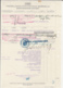 AEG ELECTRICITY COMPANY INVOICE, TRANSPARENT PAPER, EMPIRE COAT OF ARMS INK STAMP, 1936, GERMANY - Elektriciteit En Gas