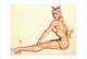 Pin Ups Of  ALBERTO VARGAS Postcard RPPC - (18) Target For Tonite  - Size 15x10 Cm.aprox. - Pin-Ups