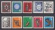 (015) Germany-BRD 1964-1965 - 20 Unbenutzte Briefmarken ** MNH - Michel-Nr. Siehe Beschreibung - Ungebraucht