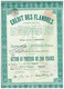 Titre Ancien - Crédit Des Flandres - Société Anonyme -Titre De 1913 - Banque & Assurance