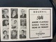 PROGRAMME ALHAMBRA  Music-Hall  *BOURVIL *ANDRE CLAVEAU *GISELLE PASCAL *ALICE TISSOT *DUVALEIX  La Bonne Hôtesse  1946 - Programs