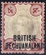 BRITISH BECHUANALAND 1897 QV GB 4d Green & Purple-Brown SG54 FU - 1885-1964 Bechuanaland Protectorate