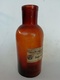 Delcampe - Flacon De Pharmacie Ancien, Verre Soufflé-moulé étiquette D'origine, Old Bottle - Flacons (vides)