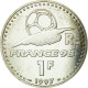 Monnaie, France, Franc, 1997, Paris, SUP, Argent, Gadoury:C207, KM:1211 - H. 1 Franc