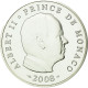 Monaco, 5 Euro, 50ème Anniversaire Du Prince Albert, 2008, BU, FDC, Argent - Monaco