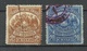 CHILE 1891 Telegraphenmarken Telegraph Tax Stamps Michel 1 & 3 O - Chile