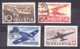 Suisse - 1944 - PA N° 36 à 39 - Oblitérés (sauf 39 Neuf *) - 25 Ans Poste Aérienne Nationale - Used Stamps