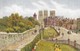 CARTE POSTALE ORIGINALE ANCIENNE COULEUR : THE CITY WALLS YORK YORSHIRE ANGLETERRE ANIMEE - York