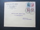 Belgien 1931 Auslandsbrief MiF 4 Freimarken Belgian Glass Export Z. Dereume Lobelinsart Nach Hamburg - 1929-1937 Heraldischer Löwe