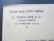 Belgien 1931 Auslandsbrief MiF 4 Freimarken Belgian Glass Export Z. Dereume Lobelinsart Nach Hamburg - 1929-1937 Heraldieke Leeuw