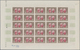 Algerien: 1950/1953, IMPERFORATE COLOUR PROOFS, MNH Assortment Of Five Complete Sheets (=123 Proofs) - Ongebruikt
