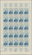 Algerien: 1950/1953, IMPERFORATE COLOUR PROOFS, MNH Assortment Of Five Complete Sheets (=123 Proofs) - Ongebruikt