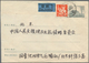 China - Volksrepublik - Ganzsachen: 1956/65, Stationery Envelopes 8 F. Grey Or Green (14) With Print - Postales