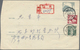 China - Volksrepublik - Ganzsachen: 1956/65, Stationery Envelopes 8 F. Grey Or Green (14) With Print - Postales