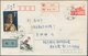 China - Volksrepublik - Ganzsachen: 1970/82, 8 F. Red Stationery Envelopes Used (28, Each Imprint-da - Postkaarten