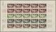 Französisch-Äquatorialafrika: 1951/1957, IMPERFORATE COLOUR PROOFS, MNH Collection Of 18 Complete Sh - Cartas & Documentos