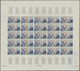 Französisch-Äquatorialafrika: 1951/1957, IMPERFORATE COLOUR PROOFS, MNH Collection Of 18 Complete Sh - Briefe U. Dokumente