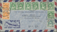Jordanien: 1940/1961, Collection With Ca.50 Covers, Cards And Stationieries, Comprising Airmail Cove - Jordanien
