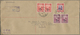 Malaiische Staaten - Sarawak: 1929/48, Covers (5) Mostly Airmail To UK/USA, FDC 1947/53 (5) Inc. 1 C - Andere & Zonder Classificatie