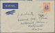 Delcampe - Malaiische Staaten - Sarawak: 1929/48, Covers (5) Mostly Airmail To UK/USA, FDC 1947/53 (5) Inc. 1 C - Altri & Non Classificati