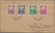 Delcampe - Malaiische Staaten - Sarawak: 1929/48, Covers (5) Mostly Airmail To UK/USA, FDC 1947/53 (5) Inc. 1 C - Andere & Zonder Classificatie